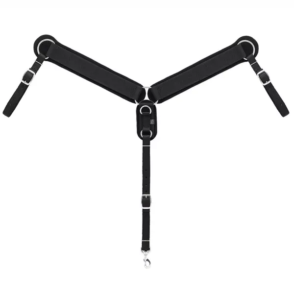 Weaver Nylon Fleece Lined 2" Ring In Center Breast Collar