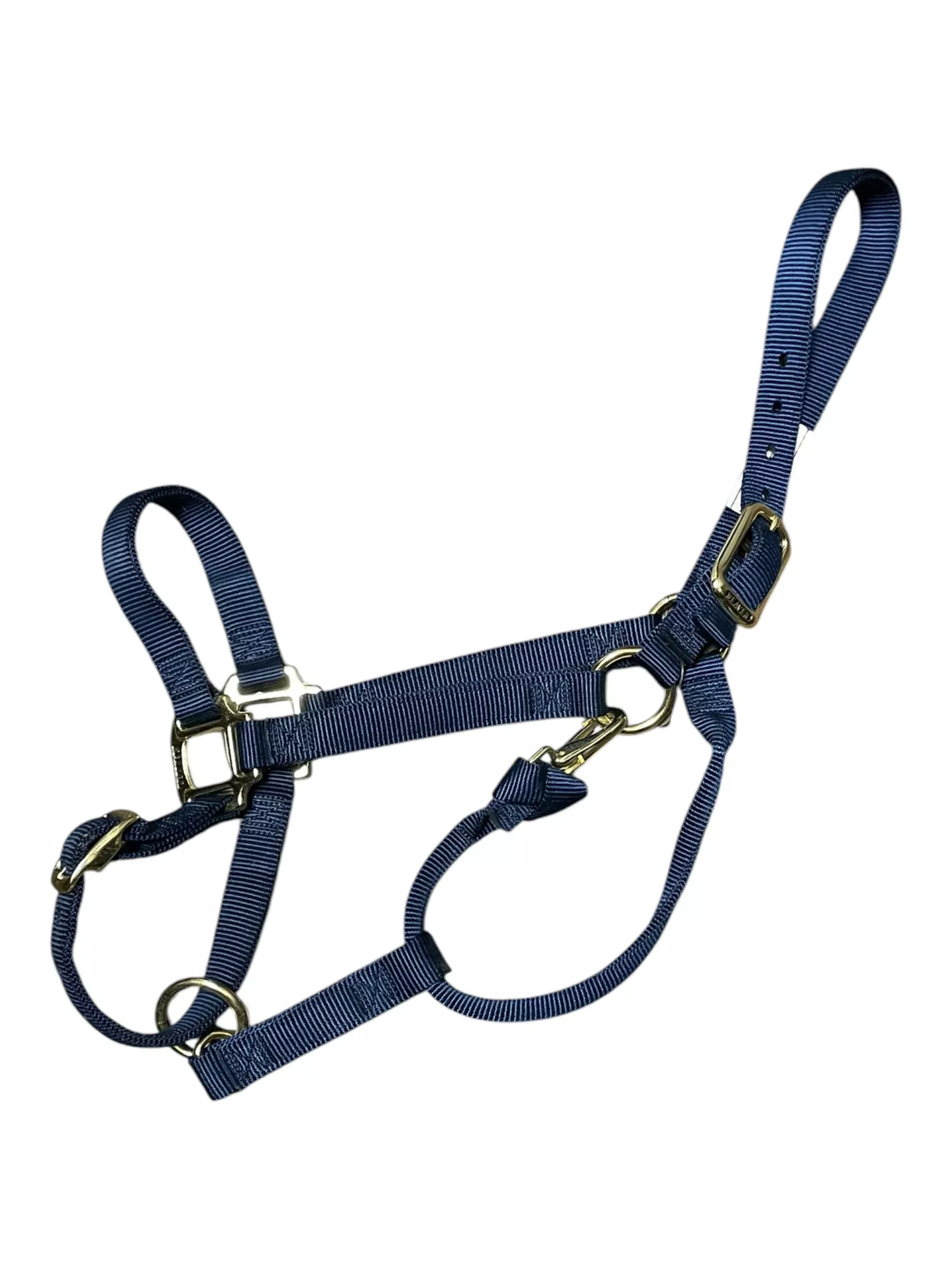 Weaver Nylon Halter - Navy - Large Horse - USED
