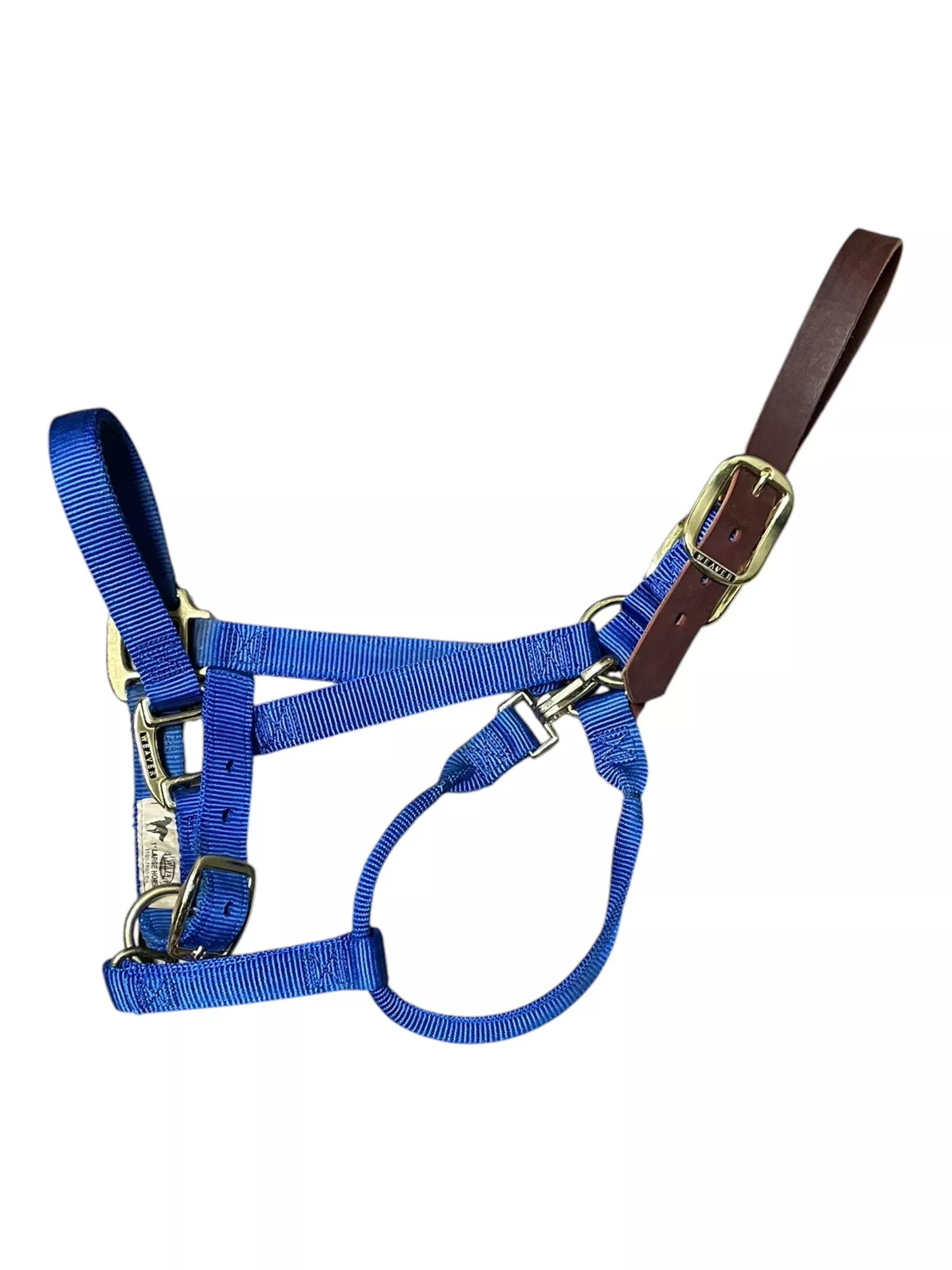Weaver Nylon Halter - Royal Blue - Large Horse - USED