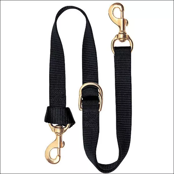 Weaver Premium Nylon Horse Tie Down with Solid Brass Hardware – Adjustable 1" x 40"
