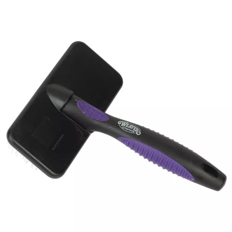 Weaver Soft Slicker Brush- Purple