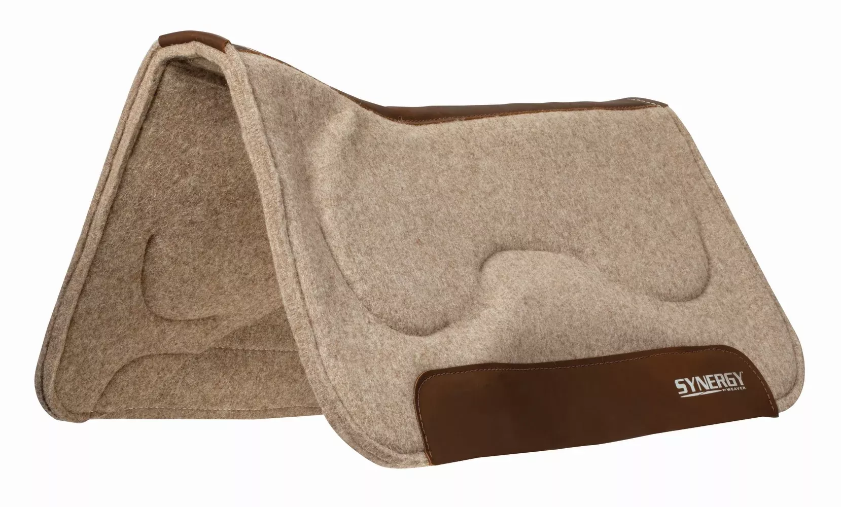 Weaver Synergy Natural Fit CloseContact Wool Felt Saddle Pad