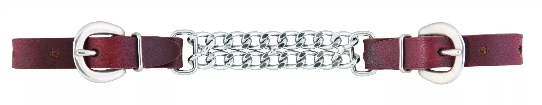 Weaver Working Cowboy 4-1/2" Double Flat Link Curb Strap