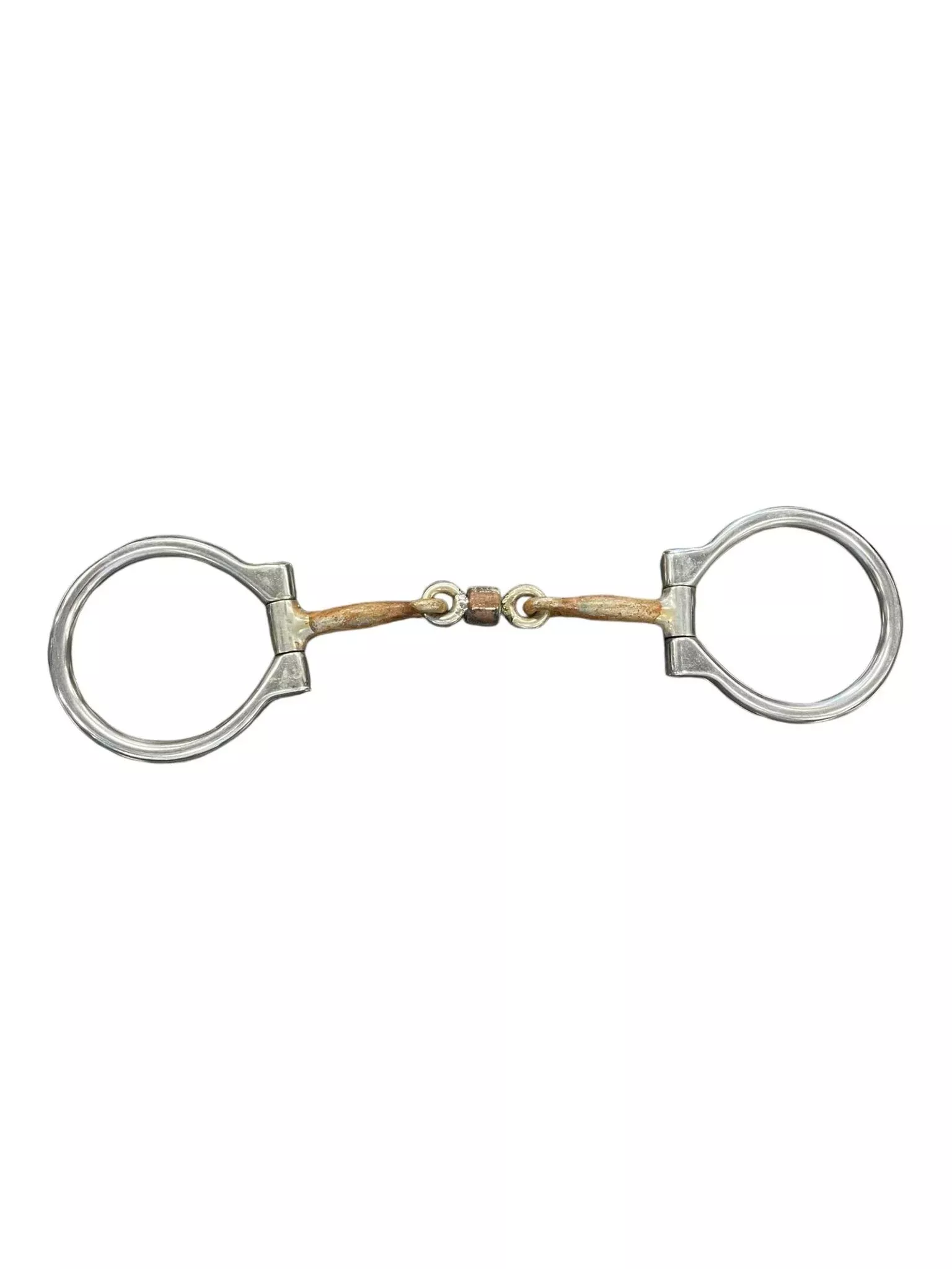 Western D-Ring Roller Snaffle - SS/Copper - 5" - USED