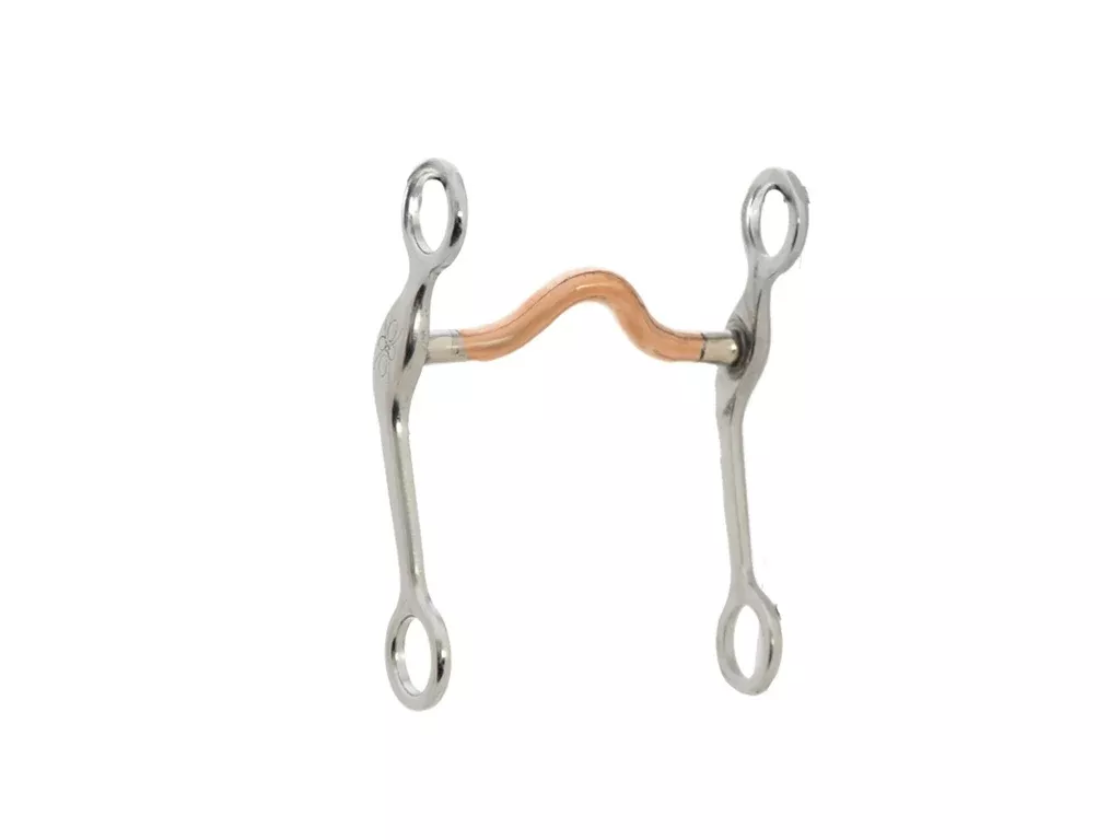 Western Medium Copper Port Curb Bit