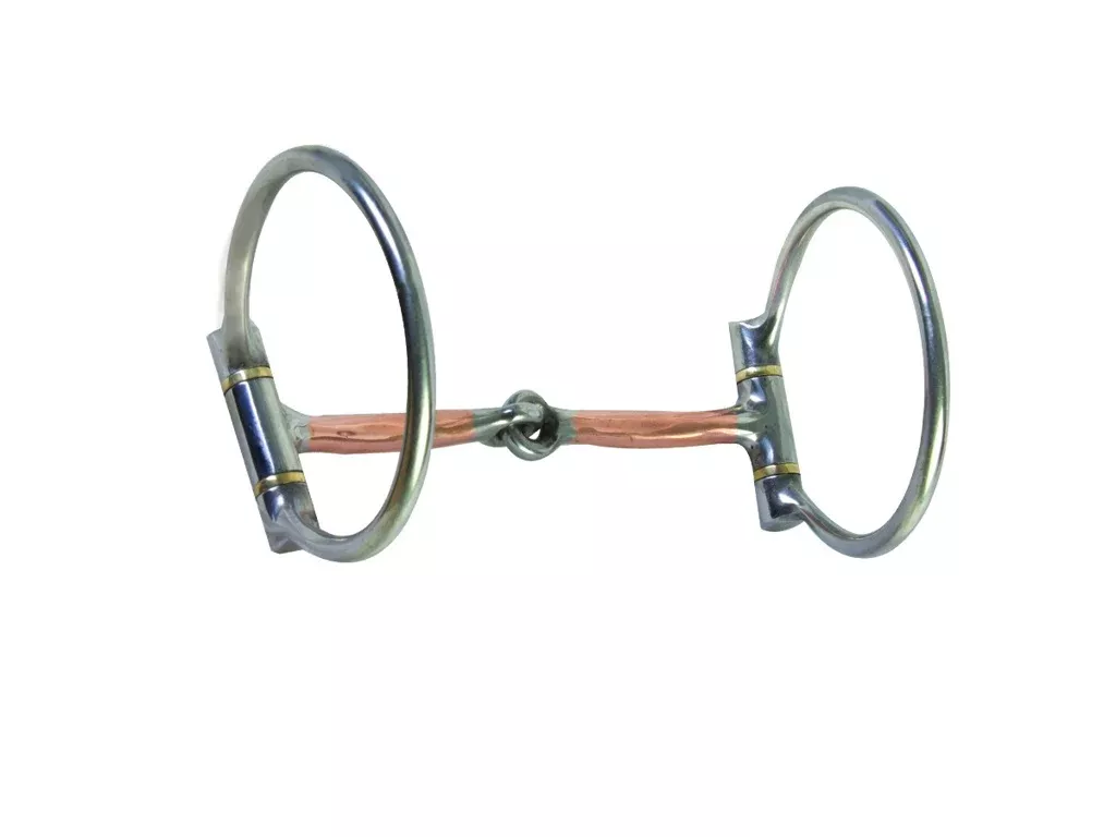 Western Sweet Iron D-Ring Snaffle Bit