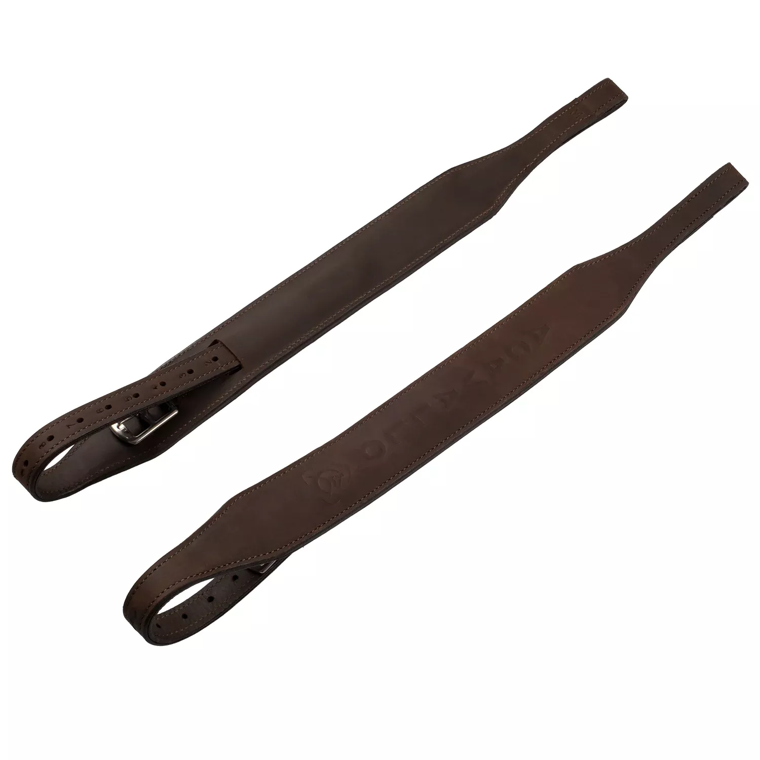 Wide Stirrup Leathers Mono