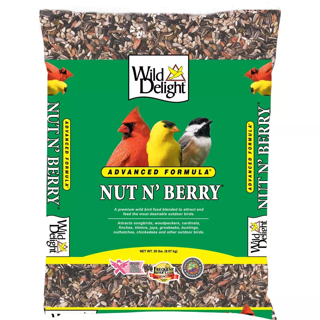 Wild Delight Advanced Formula Nut N' Berry Bird Food, 20 LB