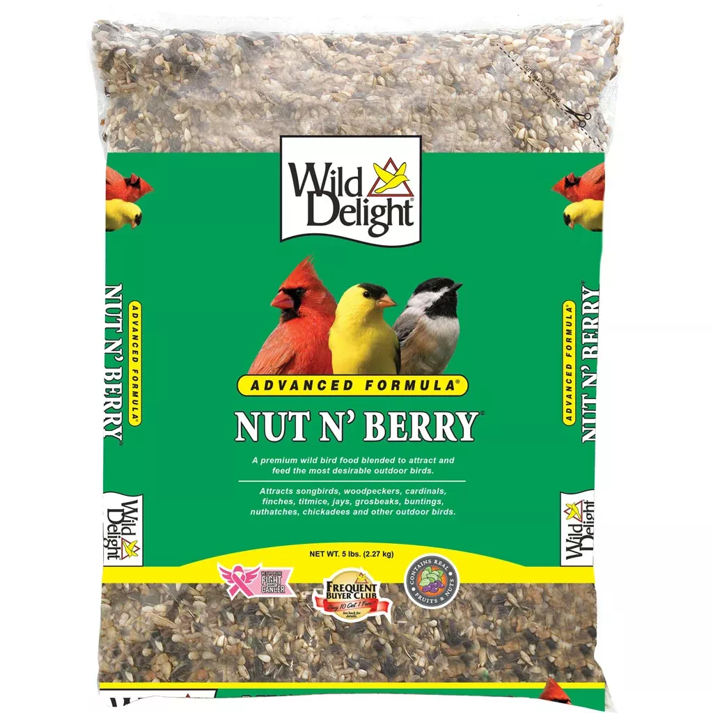 Wild Delight Advanced Formula Nut N' Berry Bird Food, 5 LB