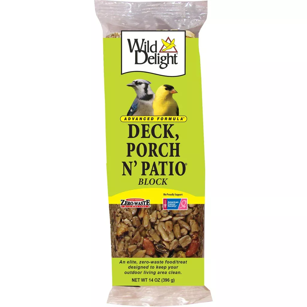 Wild Delight Deck, Porch N' Patio Seed Block, 14 oz