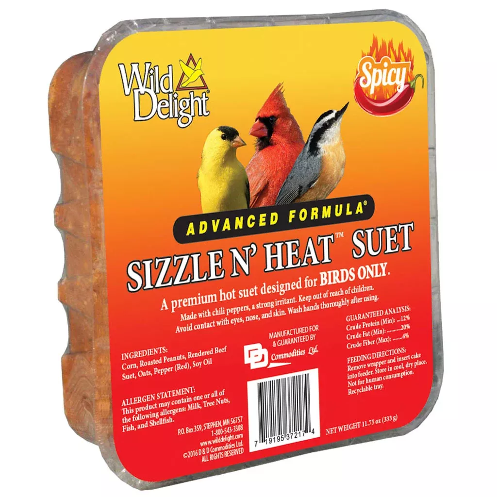 Wild Delight Sizzle N' Heat Suet Cake, 11.75 OZ