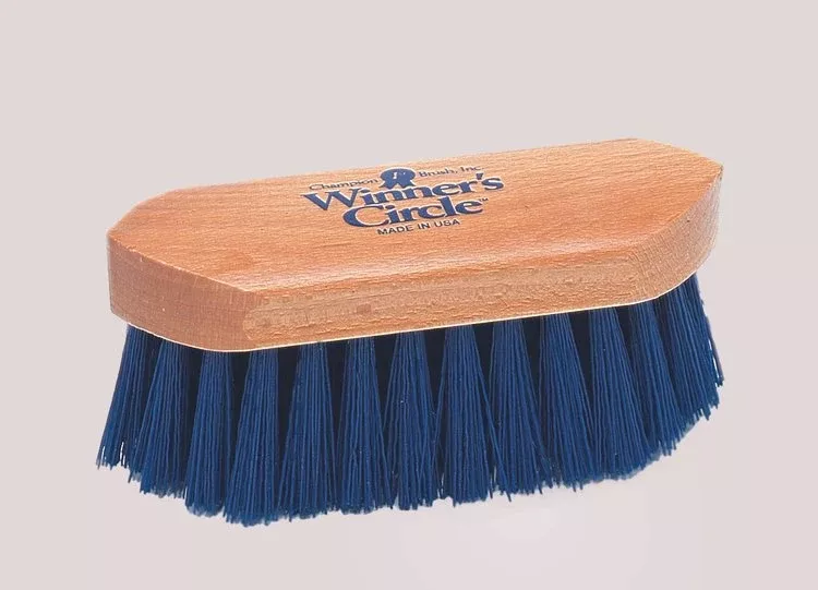 Winner's Circle Brush - 1/2 Size Navy Poly