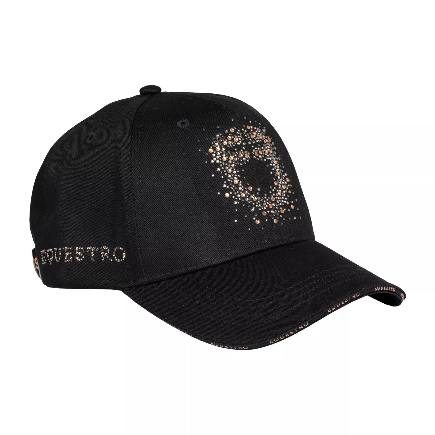 Woman Baseball Cap with Rhinestone Logo