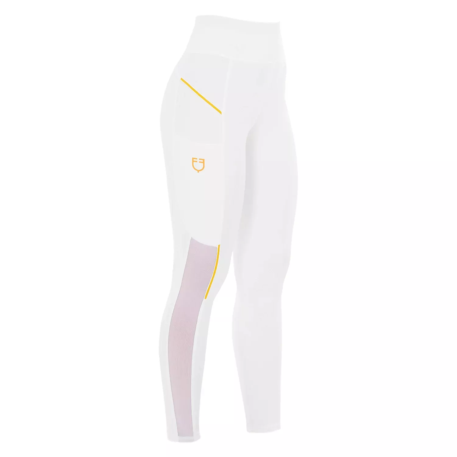 Women's Slim Fit Leggings with Micro Mesh Inserts