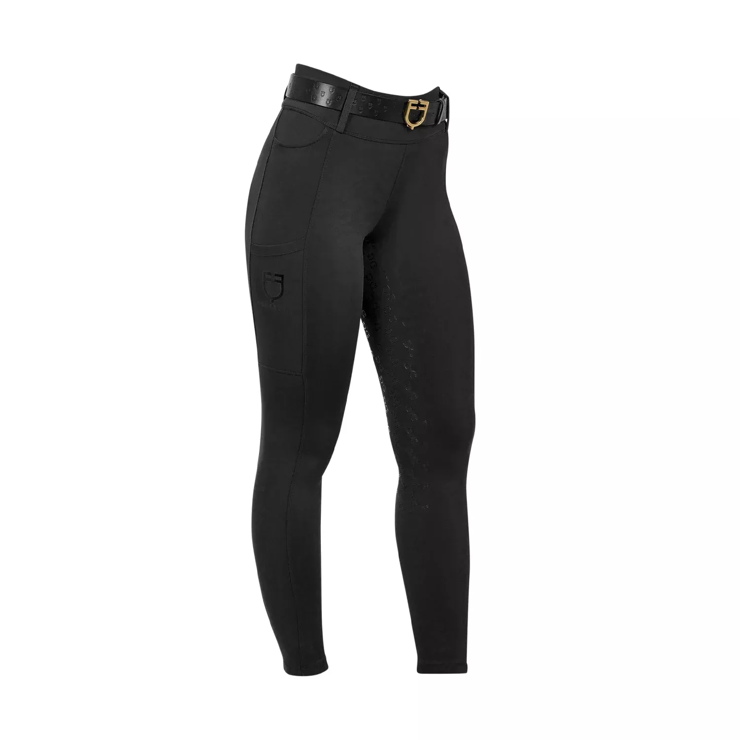 Womens High Waisted Leggings with Belt Loops