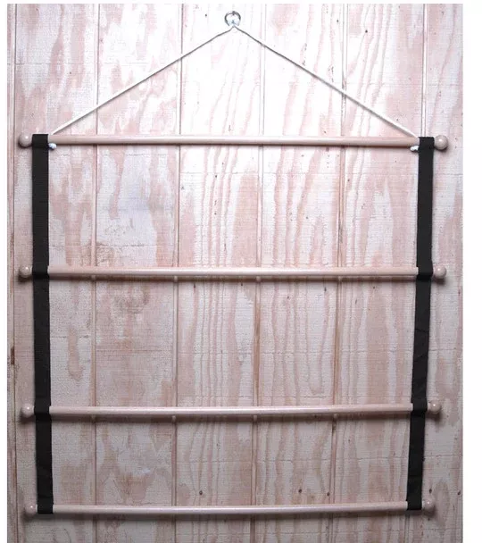 Wooden Blanket Bar Rack