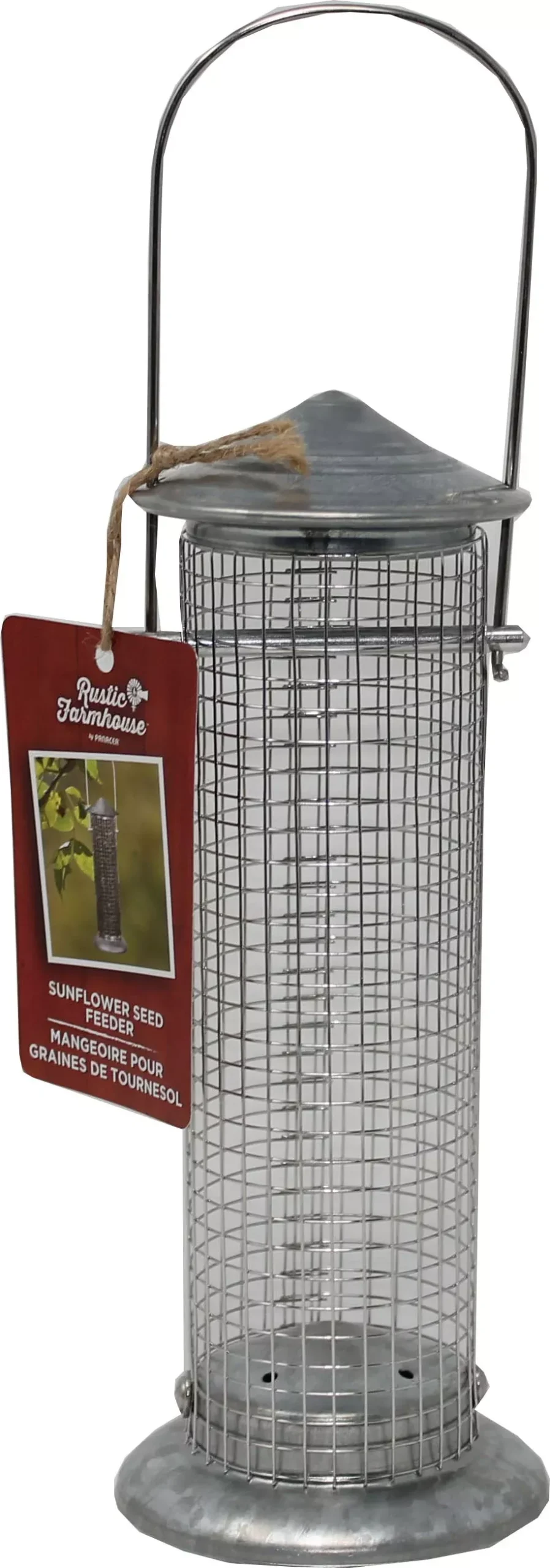 Woodlink Rustic Farmhouse Silo Sunflower Seed Feeder, 0.5 lb Capacity