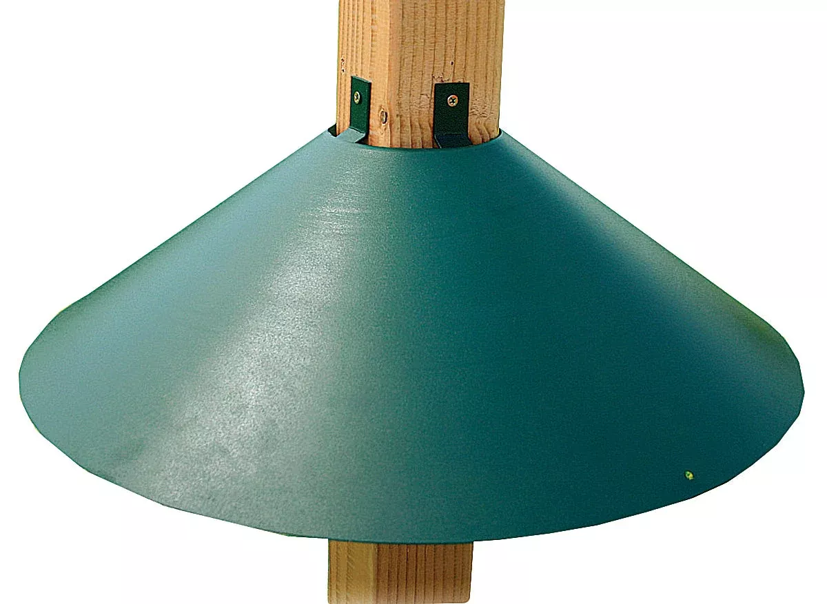Woodlink Wrap-Around 4x4 Post-Mount Baffle, 22 in, Green