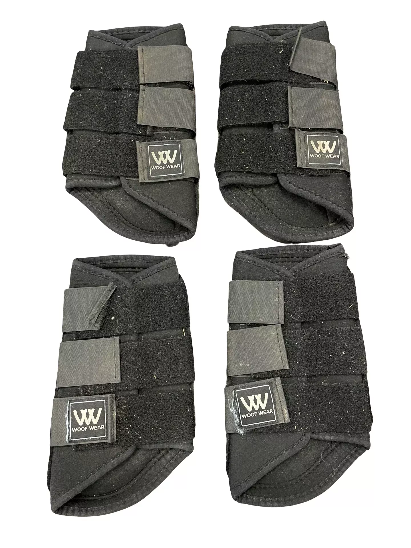 WoofWear Brush Boots *Set* - Black - L - USED
