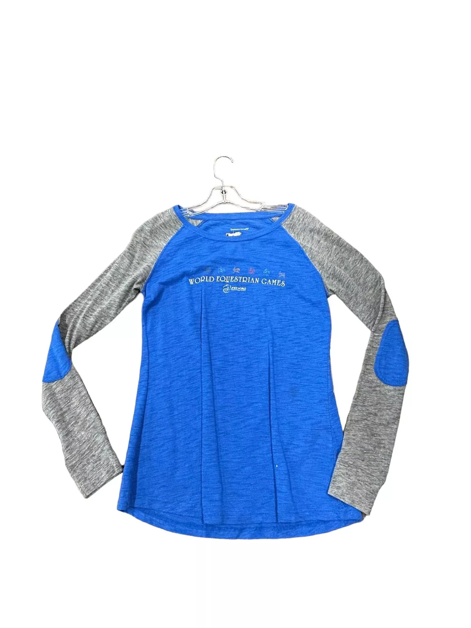 World Equestrian Games LS Tee - Grey/Blue - M - USED