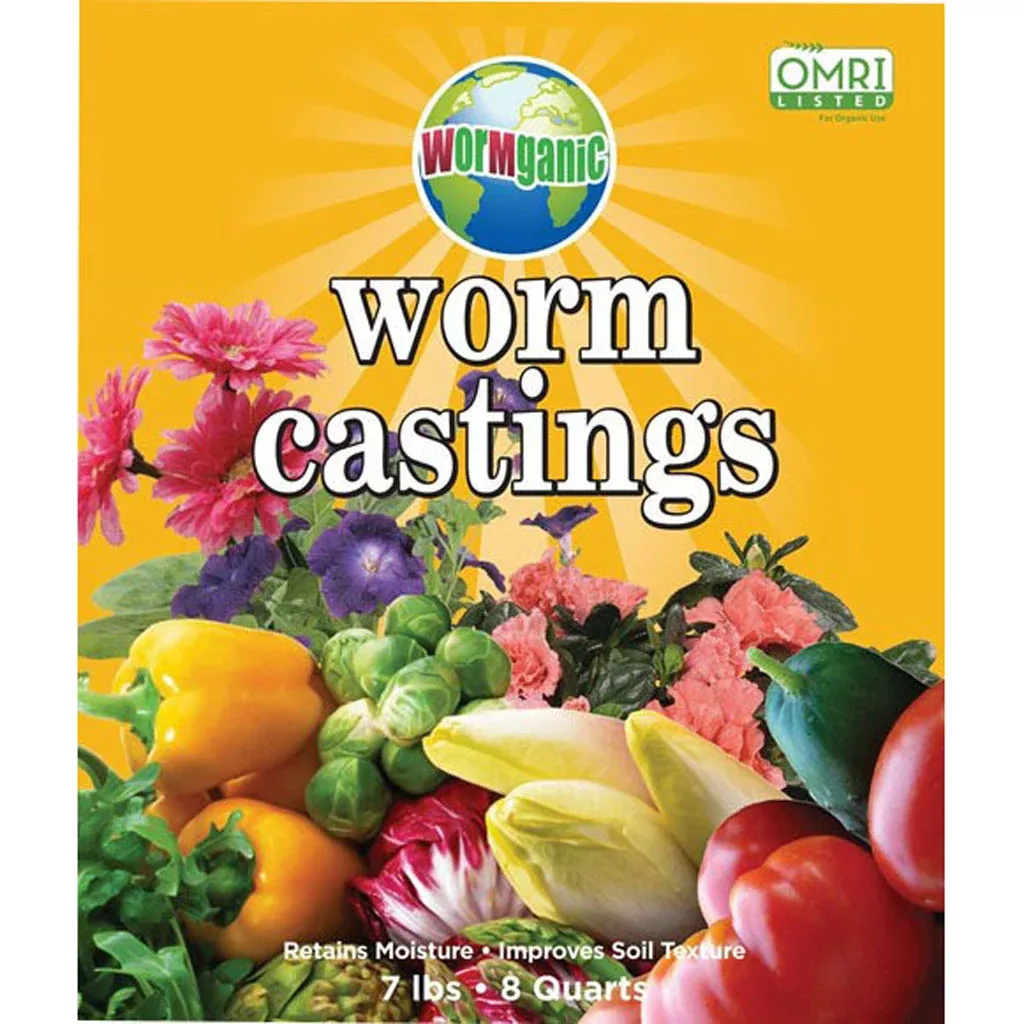 Wormganics Worm Castings 8 Quart