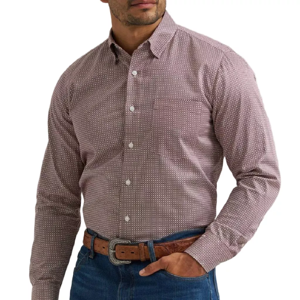 Wrangler Men's Cody Johnson Classic Fit Button Down Shirt