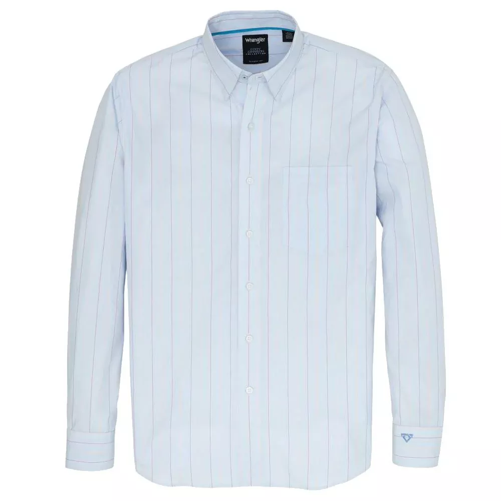 Wrangler Men's Cody Johnson Striped Shirt