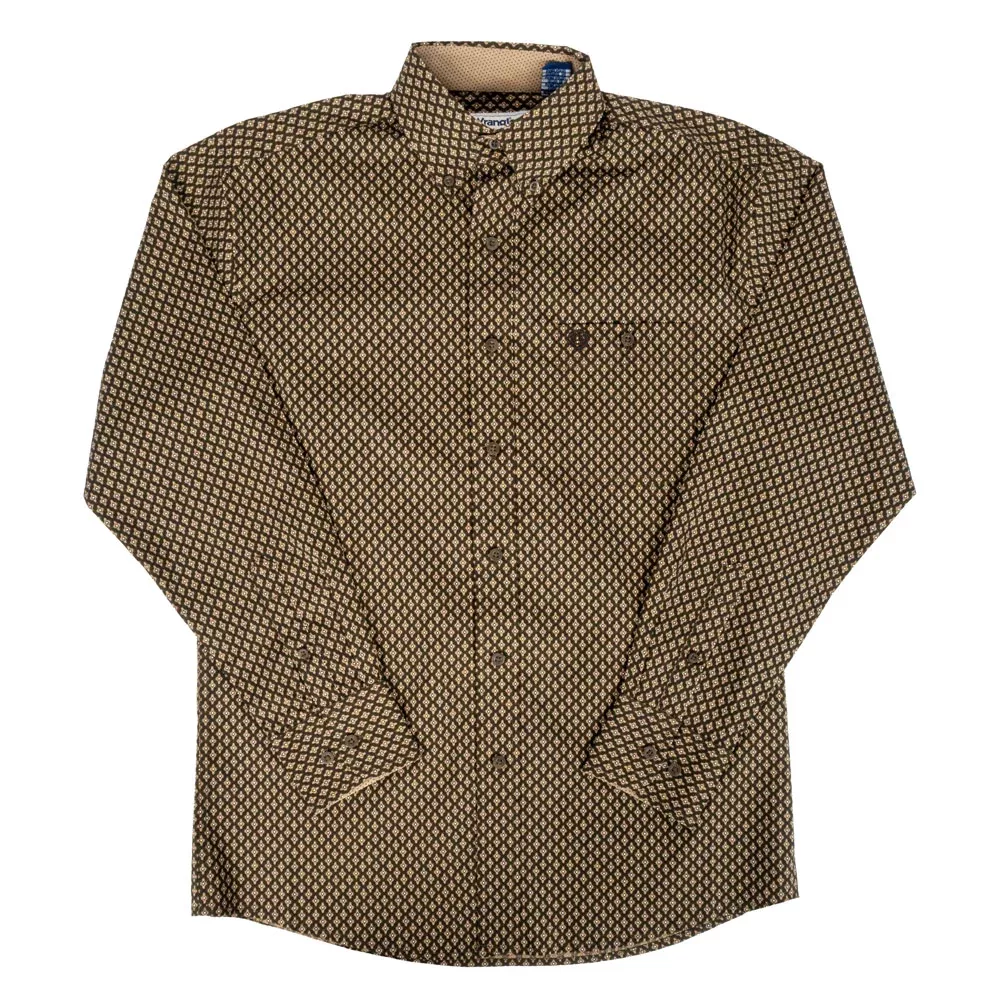 Wrangler Men's George Strait Diamond Button Down Shirt