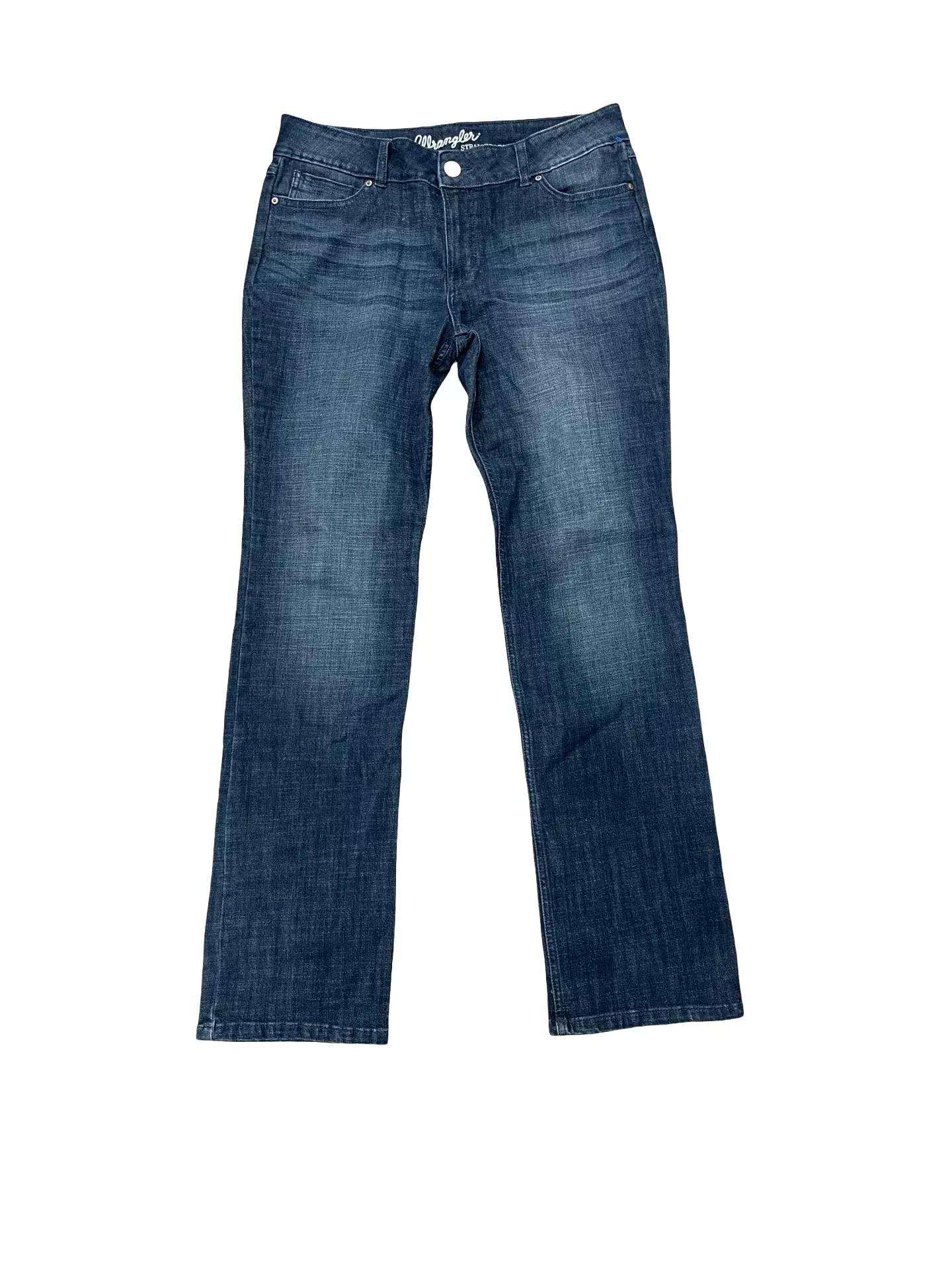 Wrangler Straight Leg Jeans - Blue - 13/14 x 34 - USED