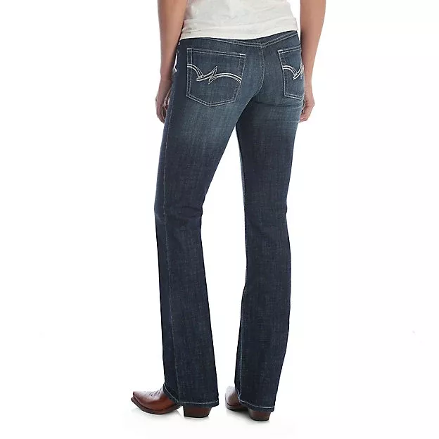 Wrangler Women's Essential Mid-RIse Bootcut Jean