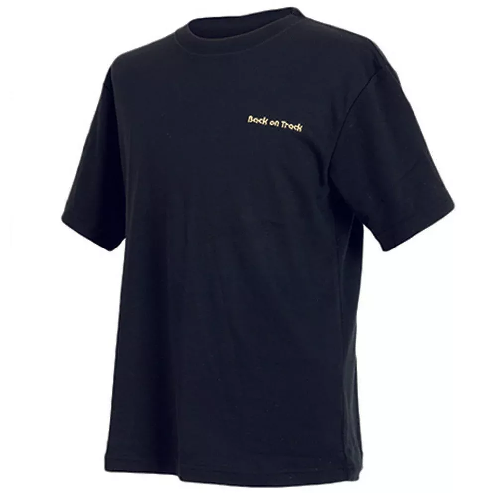 XL Therapeutic Cotton Poly Short Sleeve T-Shirt Black