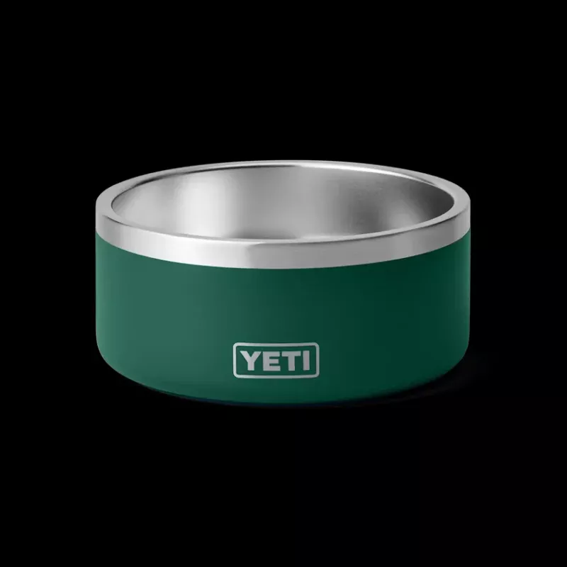 Yeti Boomer 8 Dog Bowl Black Forest Green
