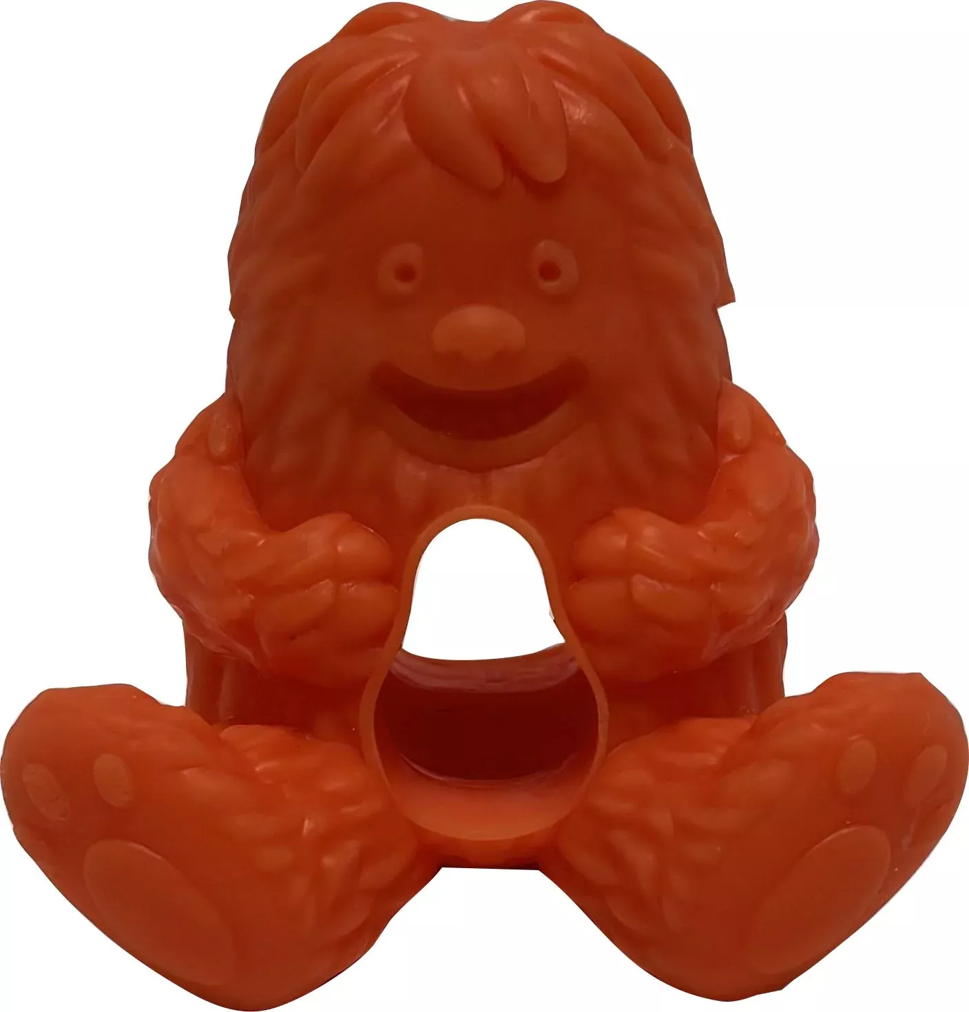 Yeti Pet Hangry Yeti Puff & Play Dog Toy, Orange