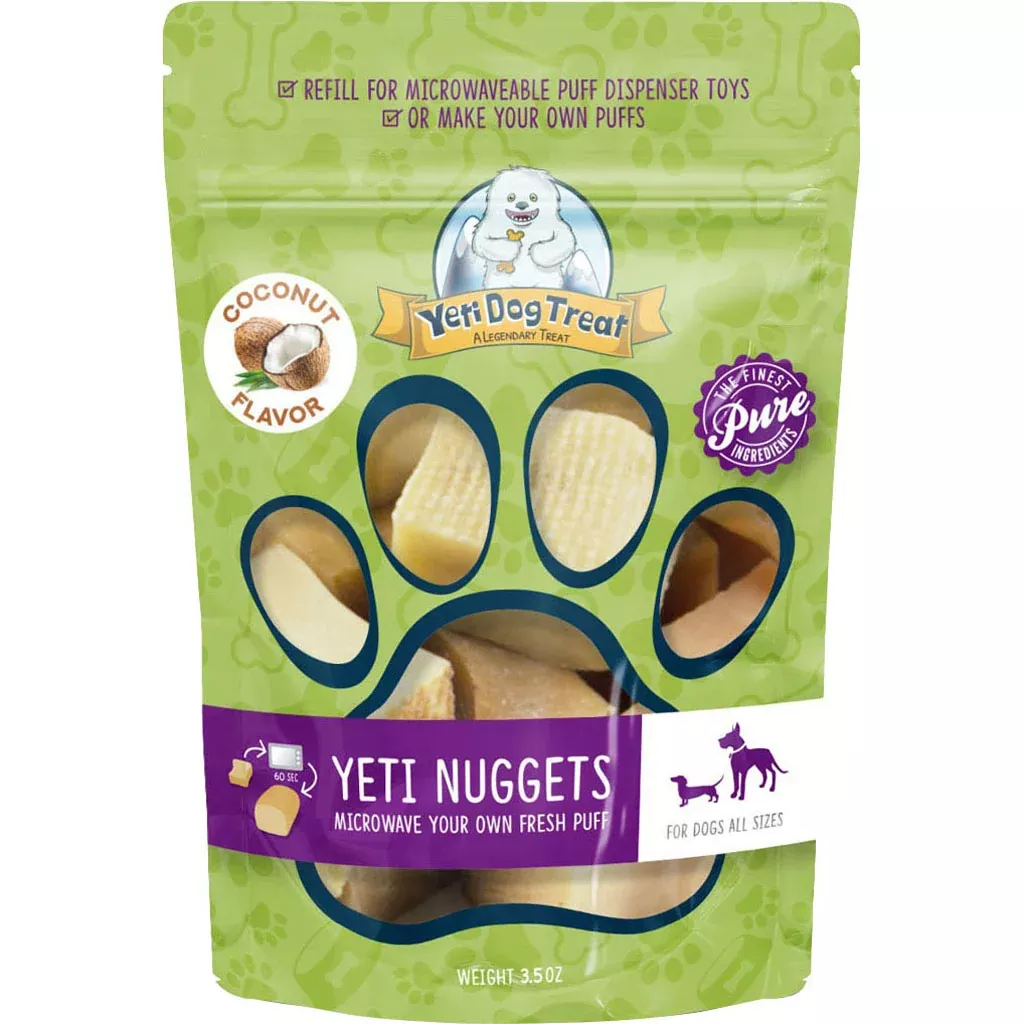 Yeti Pet Yak Dog Nuggets Coconut 3.5 oz