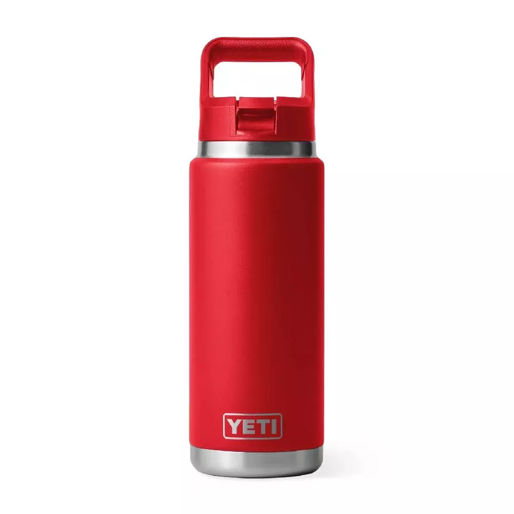 Yeti Rambler 26oz Water Bottle - Rescue Red