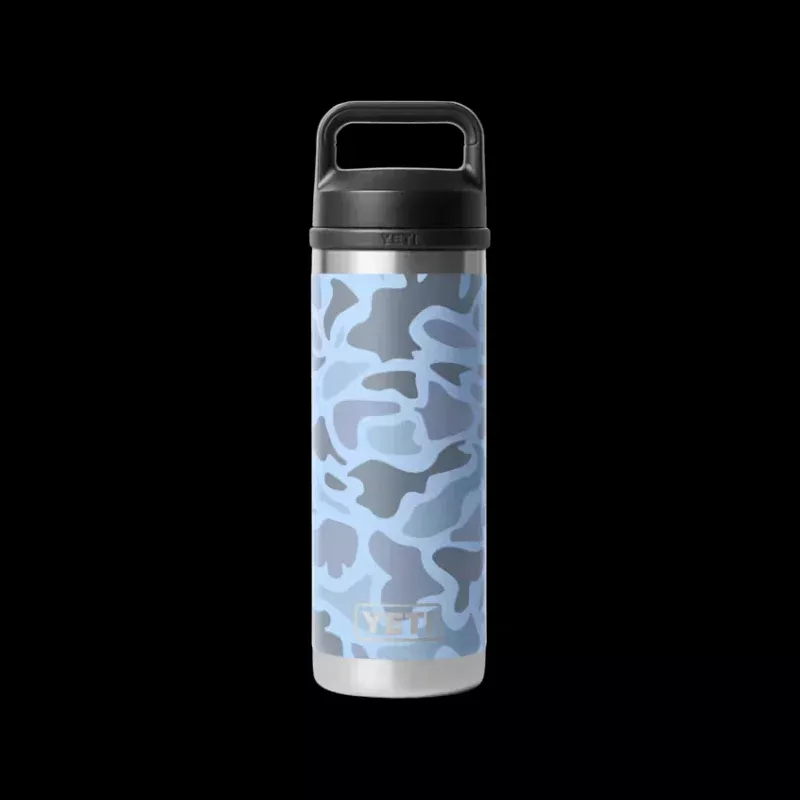 YETI Rambler 532 mL Bottle with Chug Cap Blue Camo