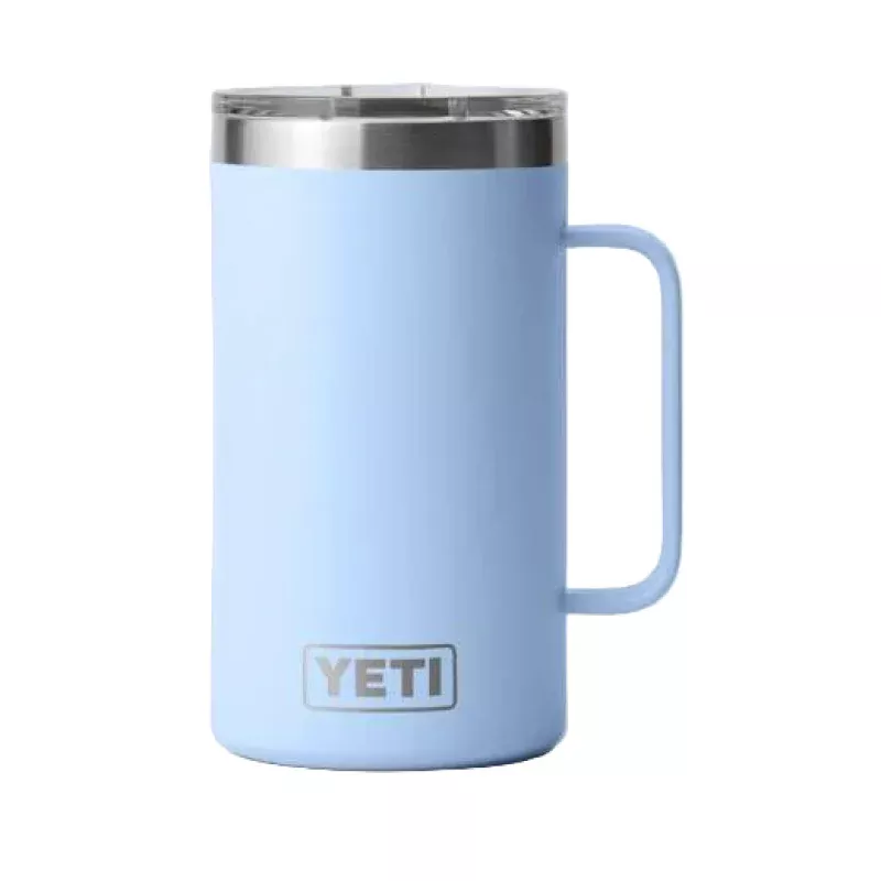 YETI Rambler 710 mL Mug with MagSlider Lid Big Sky Blue
