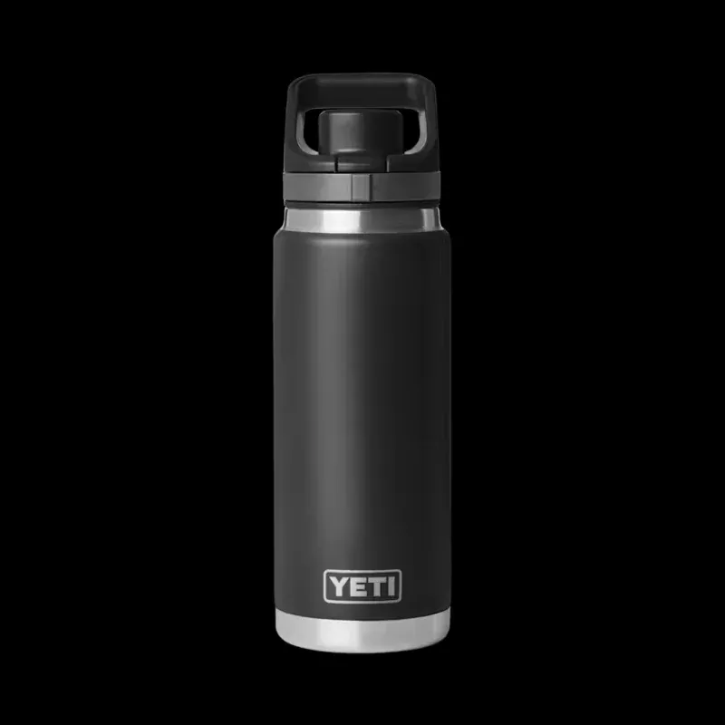 YETI Rambler 769 mL Water Bottle with Flip Chug Cap Black
