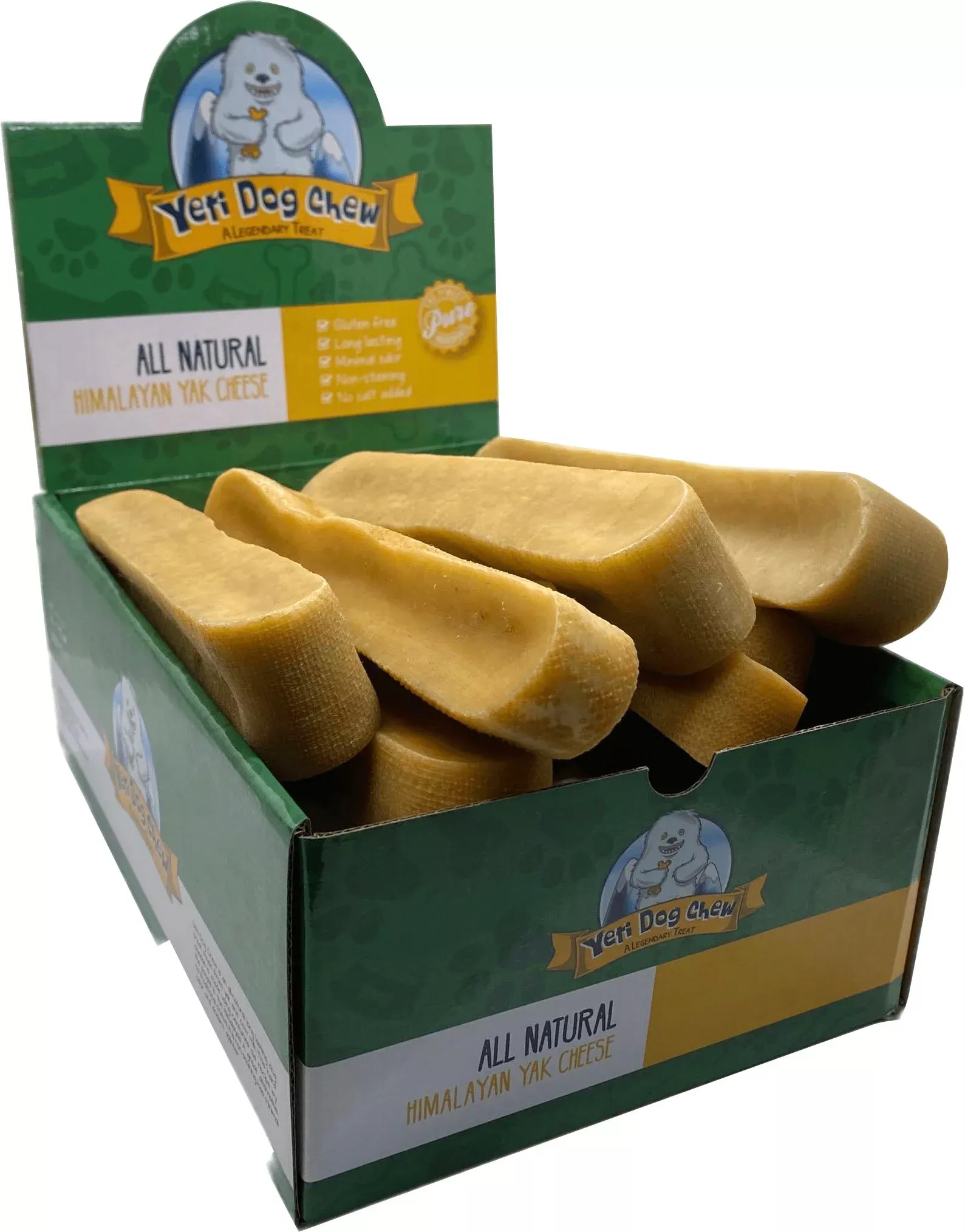 Yeti XL Cheese Dog Chew, Bulk Box, 5.5 oz