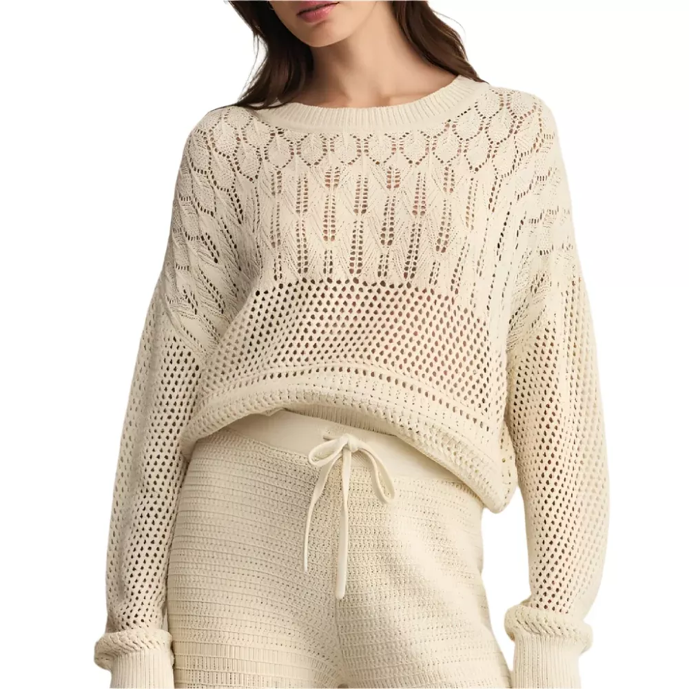 Z Supply Rue Crochet Sweater Top