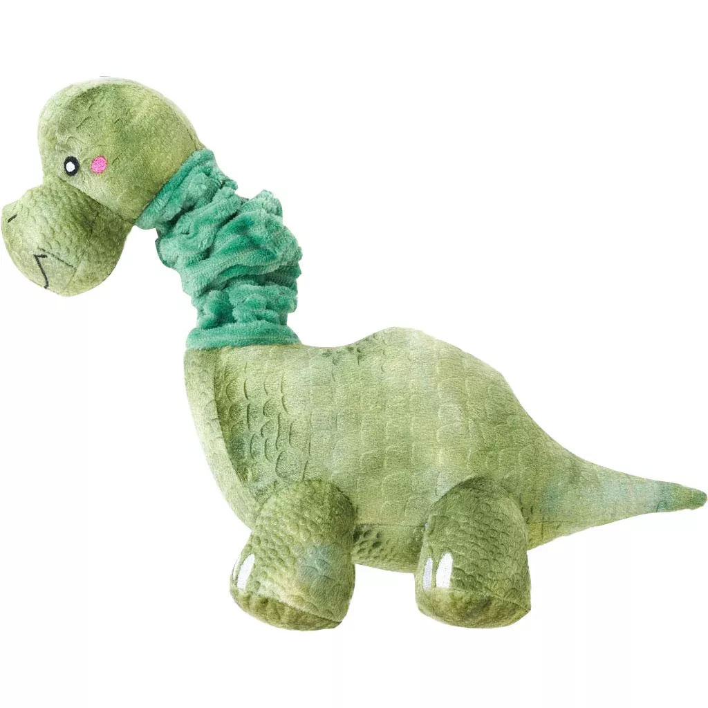 ZippyPaws Bungee Buddiez Dinosaur Dog Toy, One Size