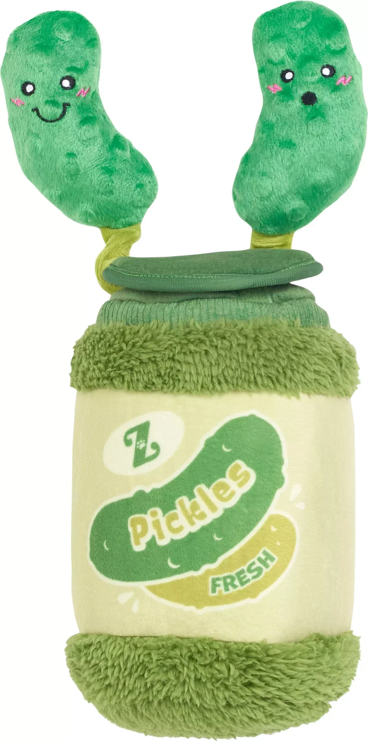 ZippyPaws Bungee Burrow Pickle Jar Dog Toy, One Size