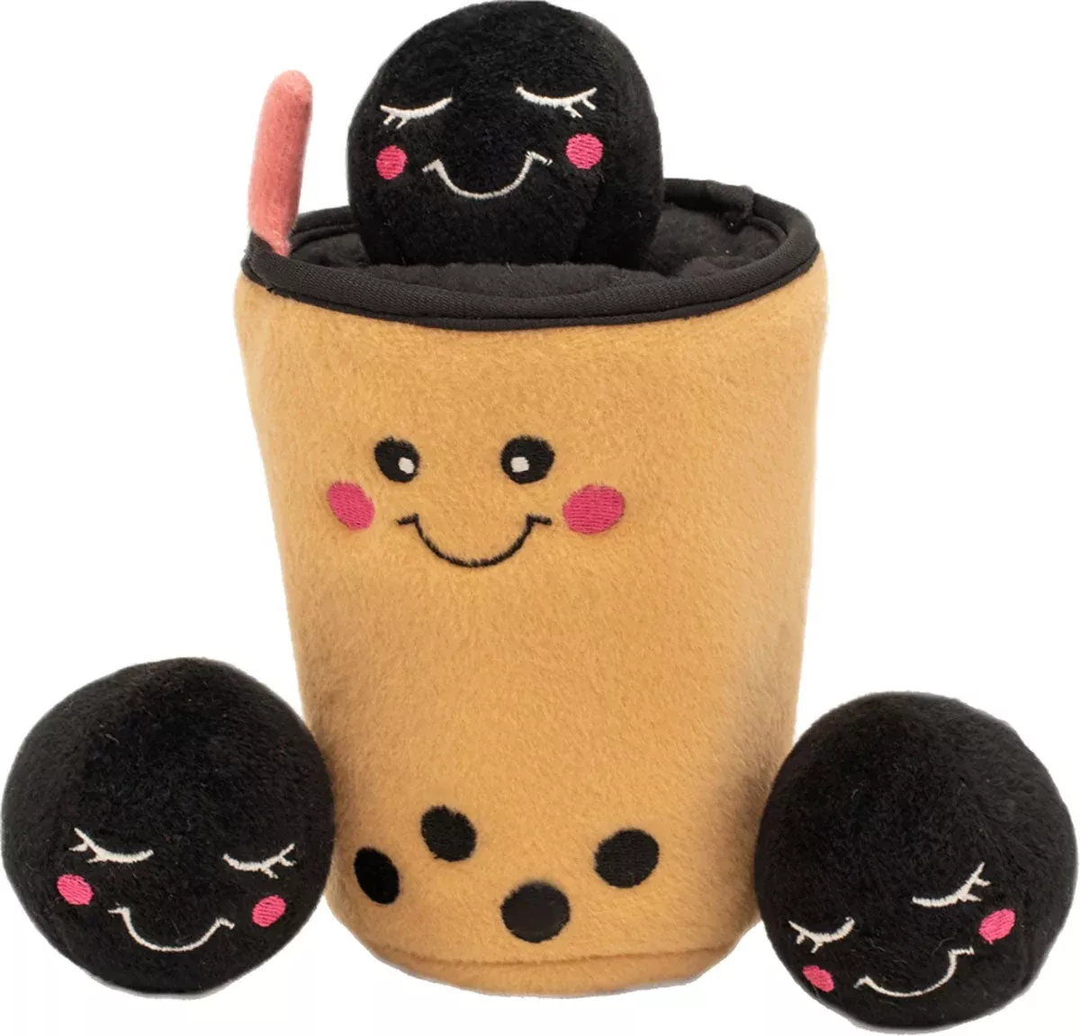 ZippyPaws Burrow Boba Milk Tea Dog Toy Large
