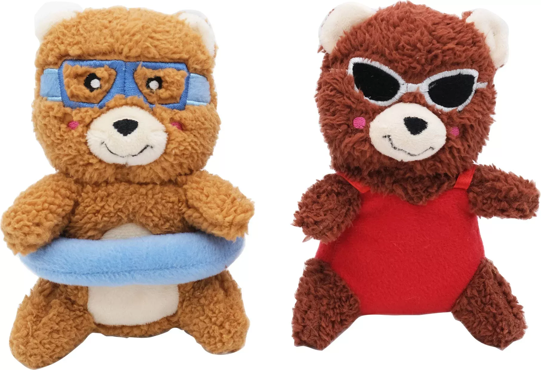 ZippyPaws Cheeky Chumz Jr Poolside Fun Dog Toys, 2 Pack