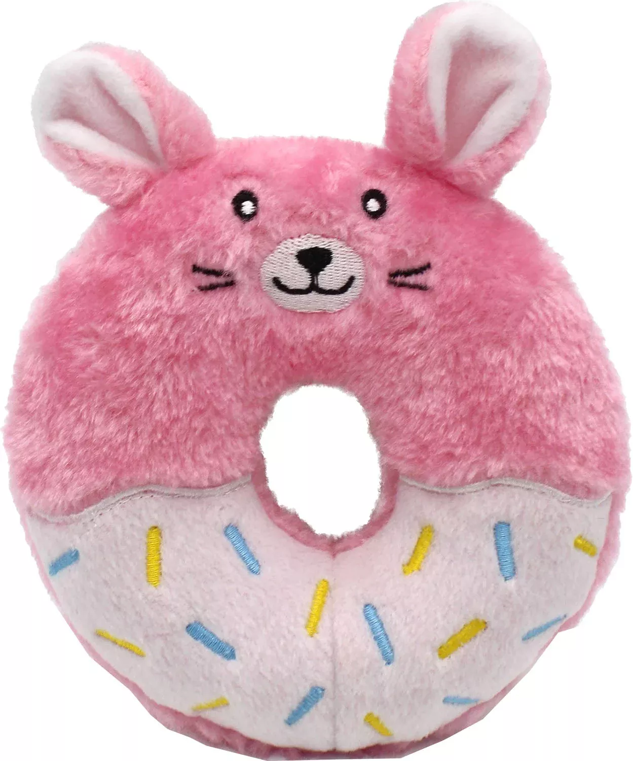 ZippyPaws Donutz Buddies Bunny Dog Toy, Medium