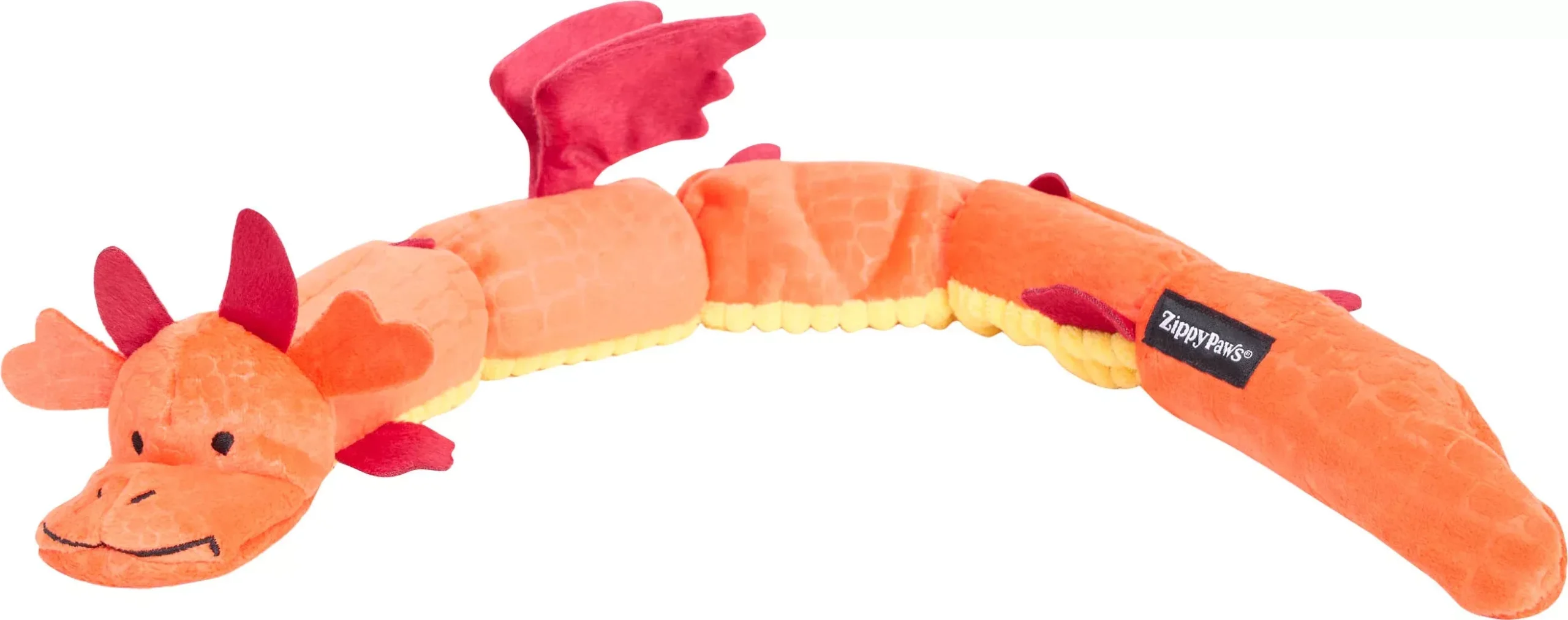 ZippyPaws Dragonz Dog Toy Red One Size