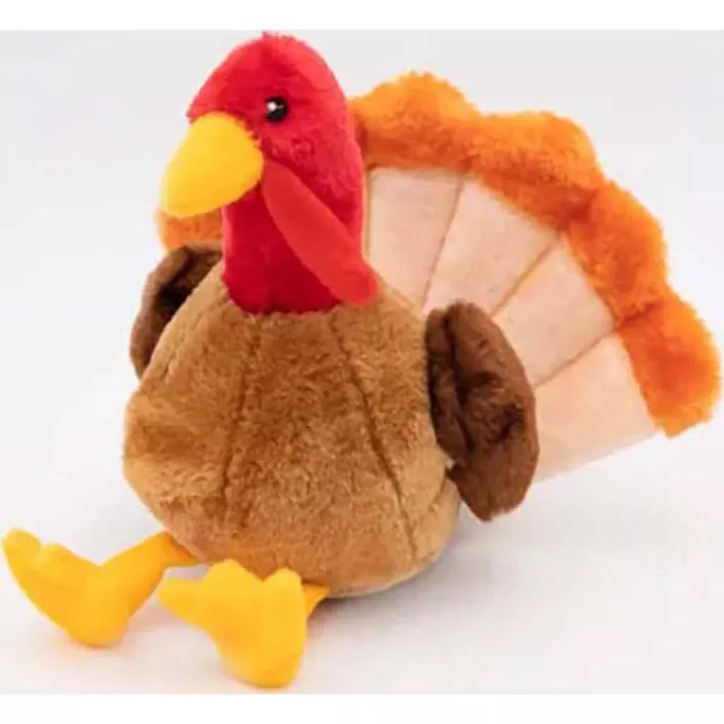 ZippyPaws Fall Harvest Tucker the Turkey Dog Toy, Medium