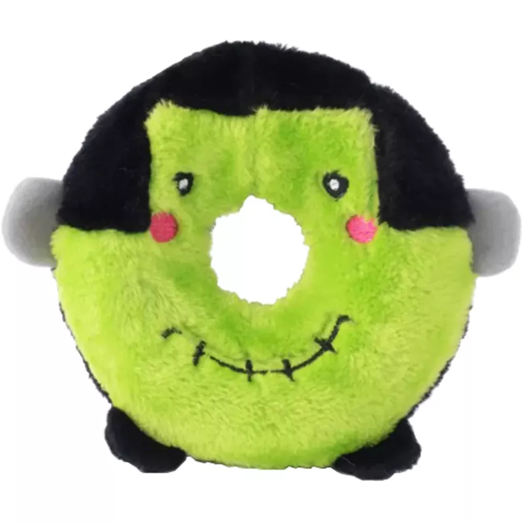 ZippyPaws Halloween Donutz Buddies Frankenstein Dog Toy Medium