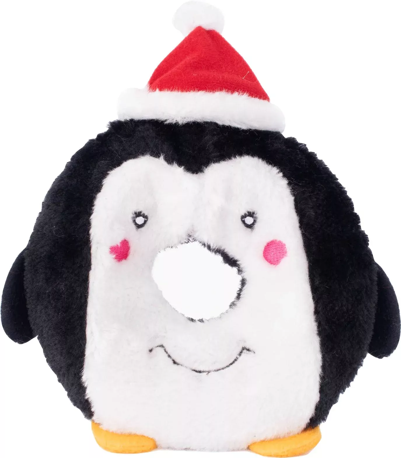 ZippyPaws Holiday Donutz Buddies Penguin Dog Toy, Medium
