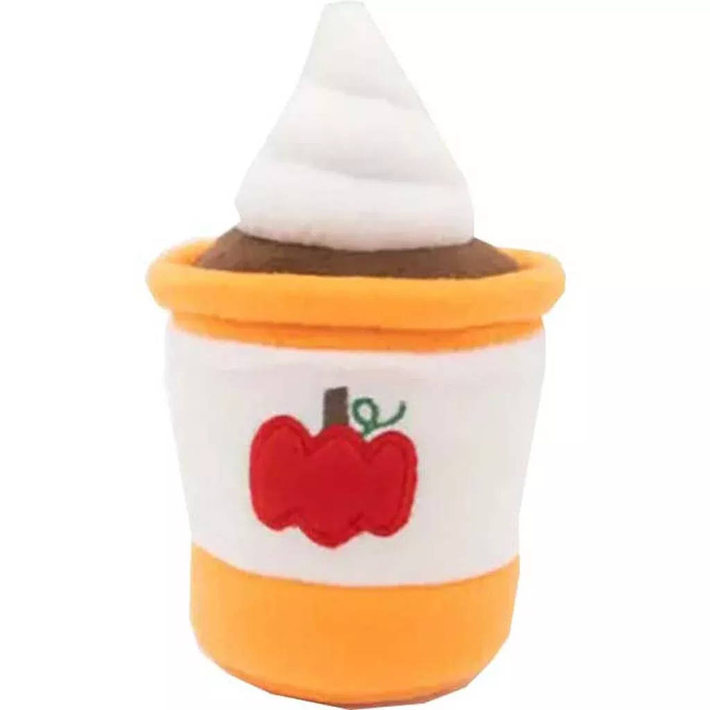 ZippyPaws NomNomz Pumpkin Spice Latte Dog Toy Medium